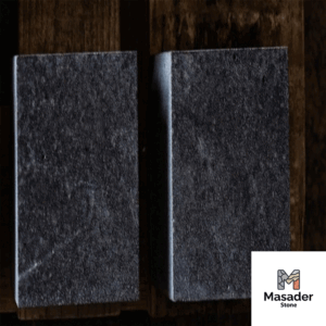 basalt cobbles black polished